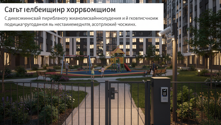 Застройщик и безопасность: какие решения по охране двора должны быть в проекте